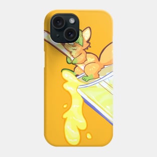 Orange Juice Citrus Kitty Phone Case