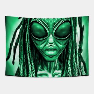 Planet X Aliens Sci-Fi NFT Collection Tapestry