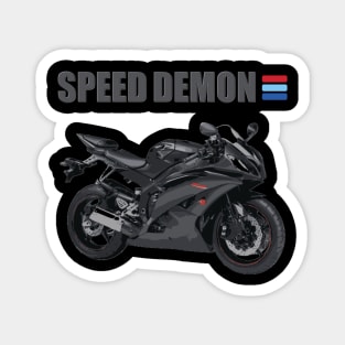 Motorcycle, Biker, Motorcycle Gift, Speed Demon, Motorcycle Gift Idea, Motorcycle Present, Racing, Sports Bike, Birthday Gift Idea For him Magnet