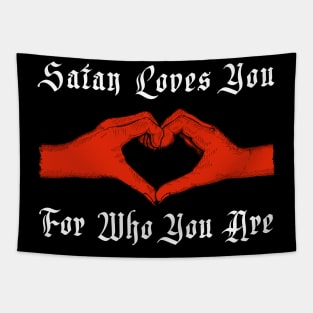 Satan Loves You Tapestry