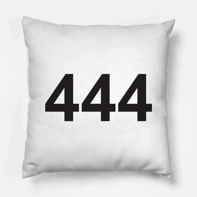 Angel number 444 Pillow by lawofattraction1111