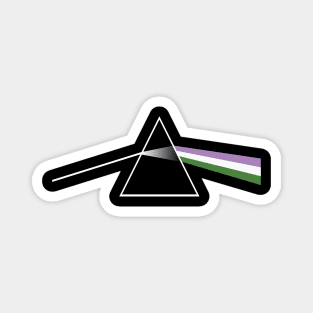 Genderqueer Pride Prism Magnet