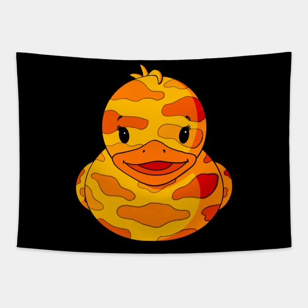 Camouflage Rubber Duck Tapestry by Alisha Ober Designs