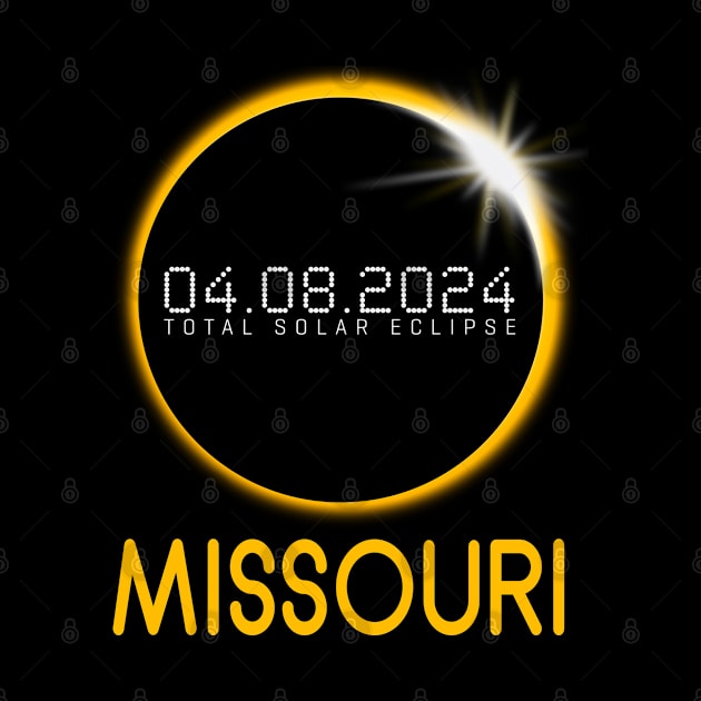 MISSOURI Totality Total Solar Eclipse April 8 2024 by TeeaxArt