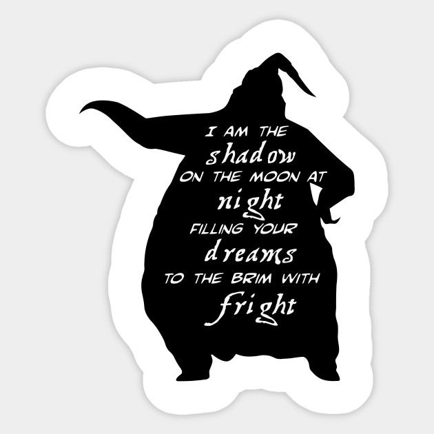 oogie boogie nightmare before christmas sticker