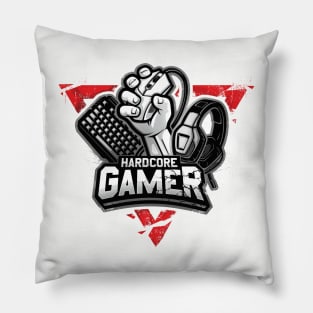 Hardcore Gamer Pillow