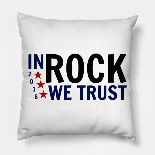 in Rock We Trust Pillow by nyah14