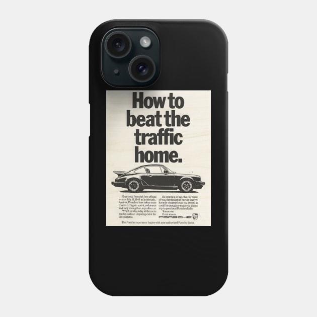 how to beat the traffic home Phone Case by PSYCH90