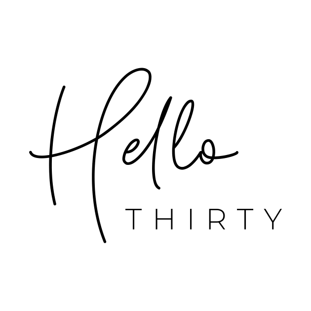 Hello thirty by LemonBox