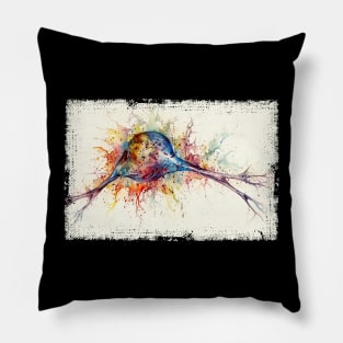 Abstract Human nerve cell Pillow