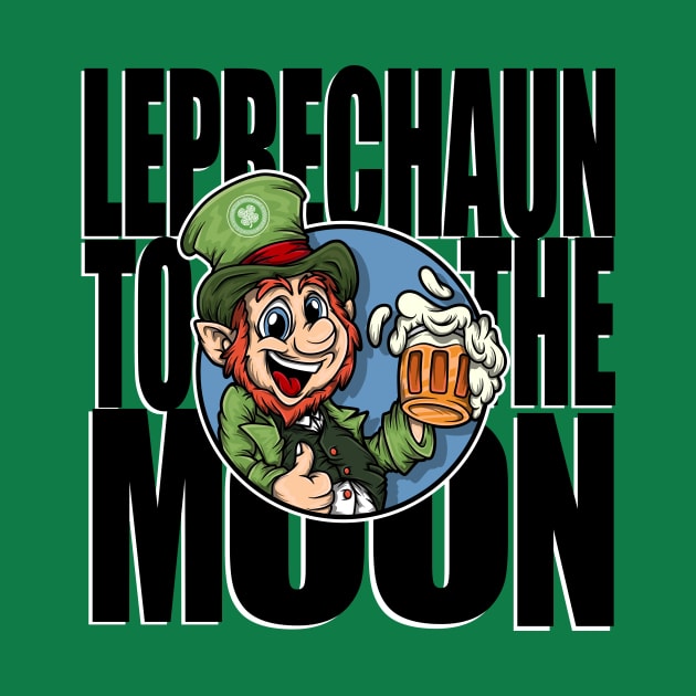 Leprechaun Token - LEP - Black - TO THE MOON by Leprechaun Finance