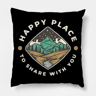 Happy Place Pillow