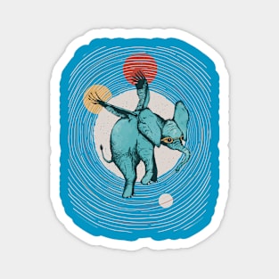 Flying elephant. Magnet