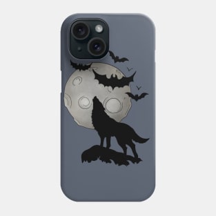 Full Moon Wolf Howl Phone Case