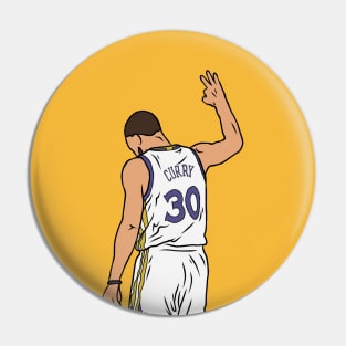 Steph 3 Point Celebration Pin