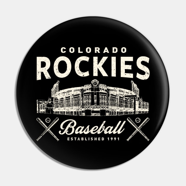 Colorado Rockies Coors Field Stadium by Buck Tee - Colorado