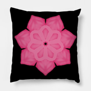 Pink Flower Pillow