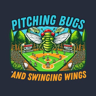 pitching bugs and swingings wings T-Shirt