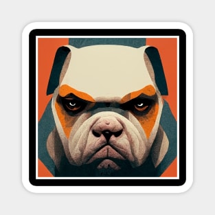 i'm watching you, bulldog Magnet