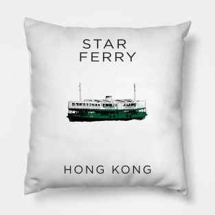 The Star Ferry Connecting the Island, a Must When You Come to Hong Kong Pillow