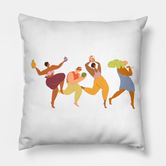 My Tribe Pillow by Arty Guava
