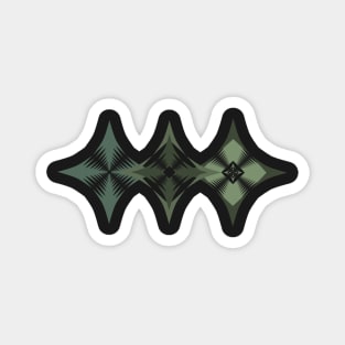 ornamental star shaped geometric Magnet