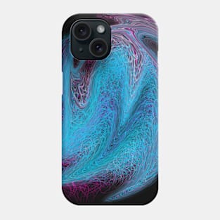 abstract wave modern Phone Case