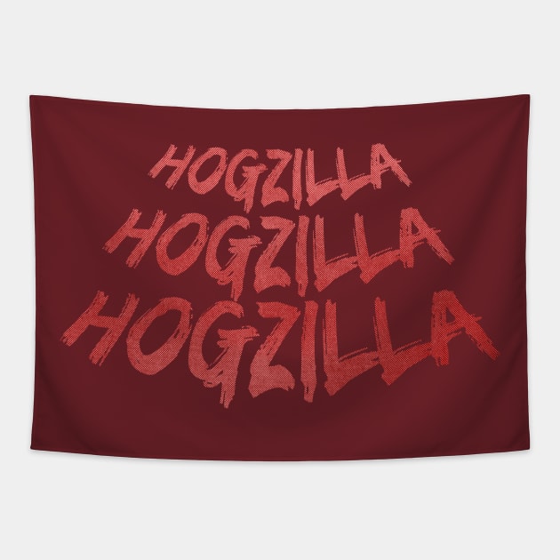 Hogzilla, Hogzilla, Hogzilla Tapestry by Flush Gorden