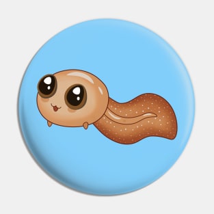 Brown tadpole Pin