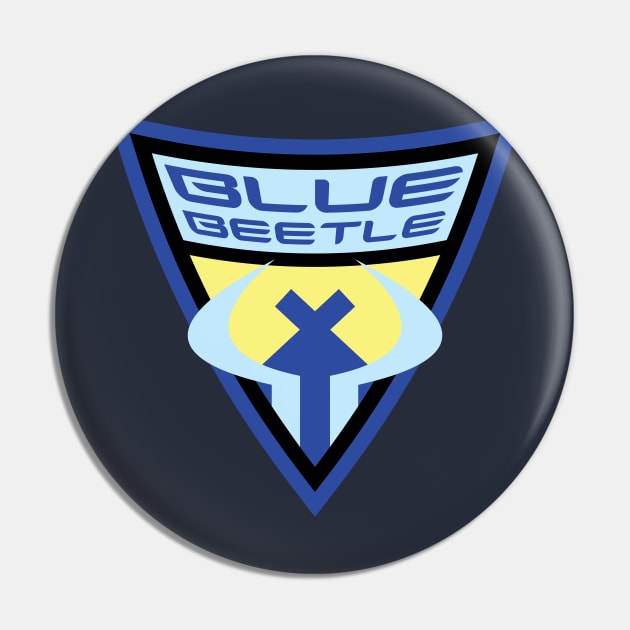 Blue Beetle Pin by Ryan