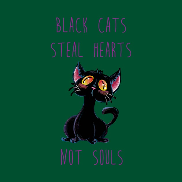 Black Cats Steal Hearts Not Souls by ckrickett
