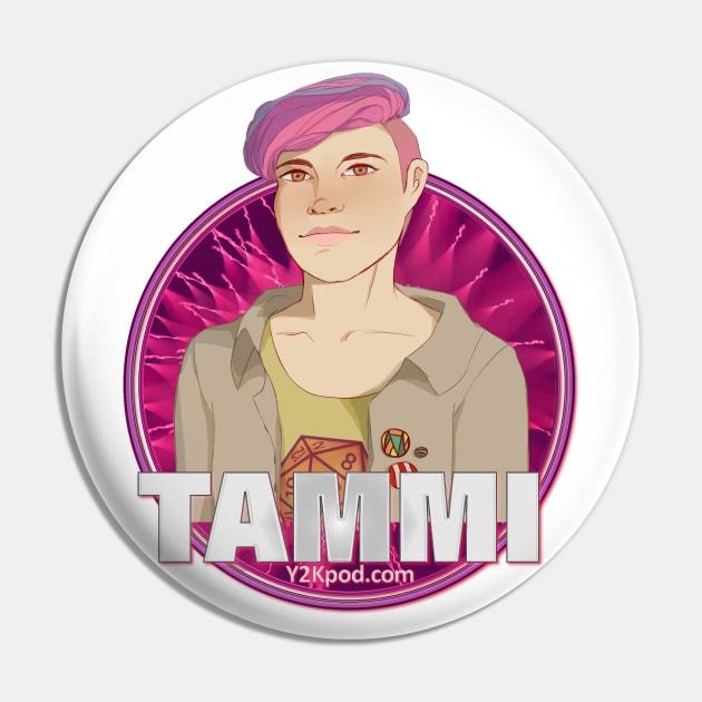 Y2K Audio Drama Podcast Character Design - Tammi Pin by y2kpod