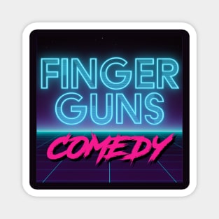 Finger Guns Comedy - Retro Magnet