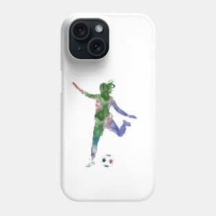 Female Soccer Player Phone Case