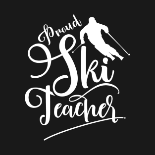 Skiing Skier Coach Ski Instructor Teacher Course T-Shirt