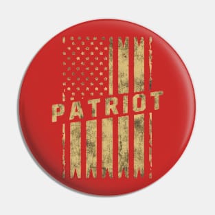 Patriot Distressed Flag Design Pin