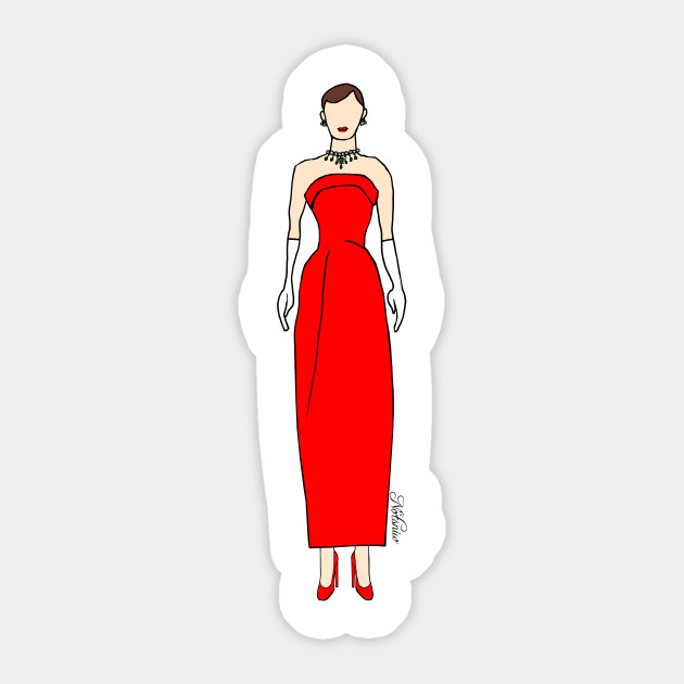 funny face red dress