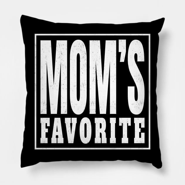 Moms Favorite - Square Grunge Pillow by Can Photo