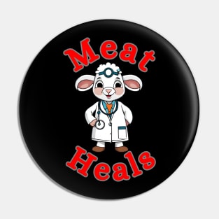 #meatheals Pin