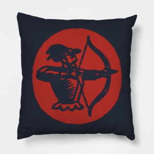 Archer (dark red) Pillow