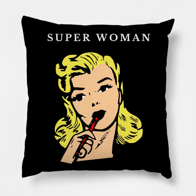 Super woman Pillow by KOTB