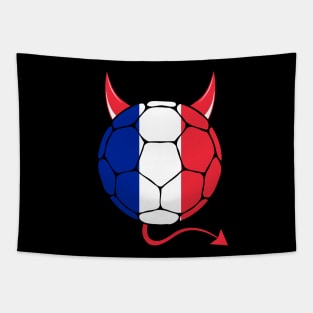 France Football Halloween Tapestry