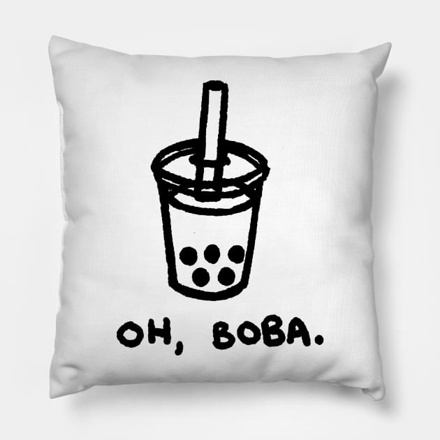 Oh, Boba Pillow by GameQuacks