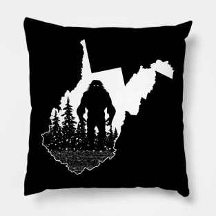West Virginia Bigfoot Pillow