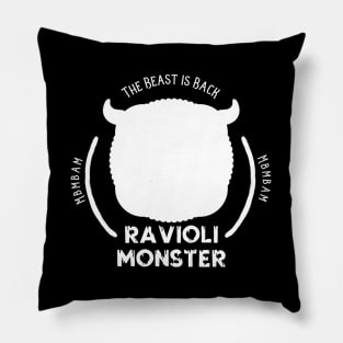 Ravioli Monster Pillow