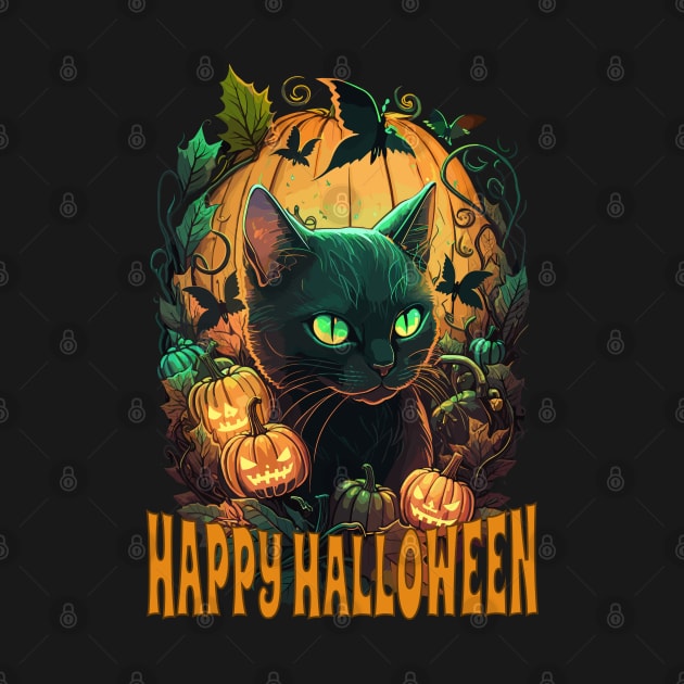 Happy Halloween Cat by Atomic Blizzard