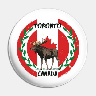 Toronto Canada moose Pin