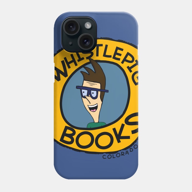 Whistlepig Books Pat Shirt Large Logo Phone Case by Whistlepig Books