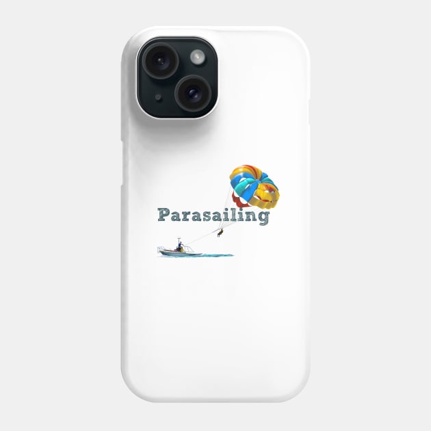 Parasailing Phone Case by sibosssr