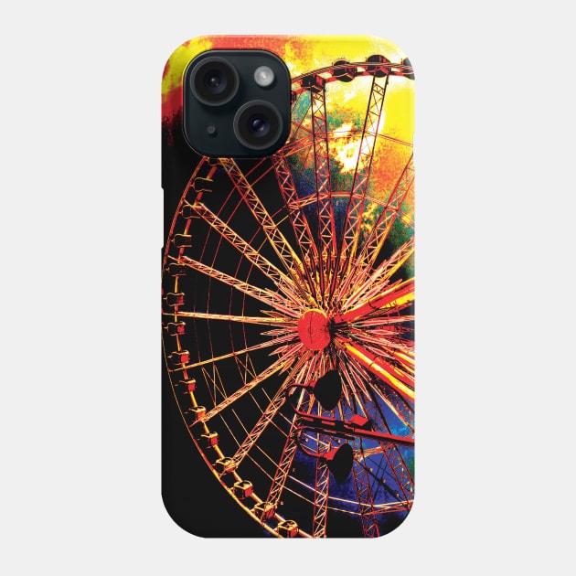 sky wheel Phone Case by rclsivcreative